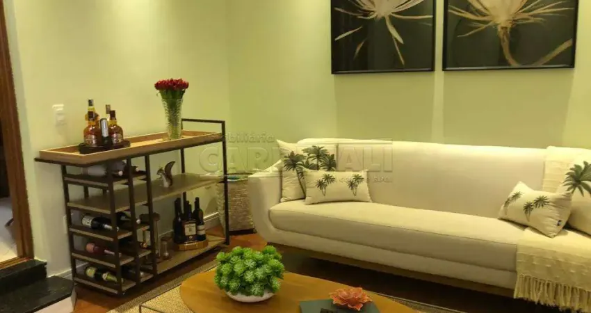 Cobertura para venda em jardim bicão de 192.00m² com 3 quartos, 1 suite e 2 garagens