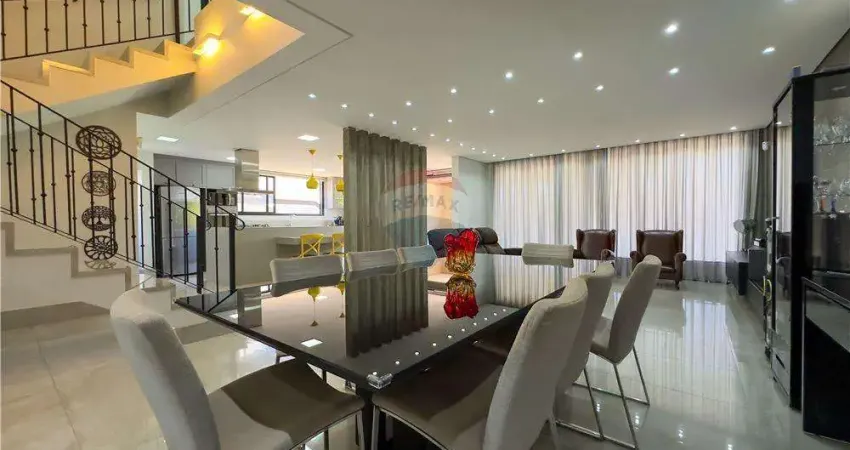 Casa de condomínio para venda em residencial e empresarial alphaville de 397.00m² com 4 quartos, 4 suites e 4 garagens