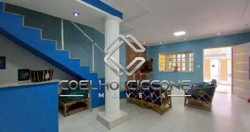 Sobrado para venda em fundação de 179.00m² com 2 quartos, 1 suite e 2 garagens