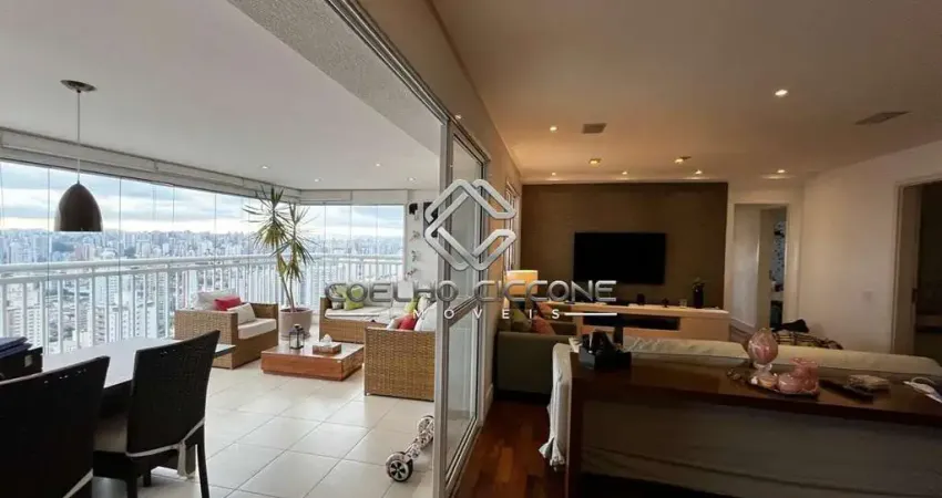 Apartamento para venda em vila gumercindo de 144.00m² com 3 quartos, 3 suites e 3 garagens