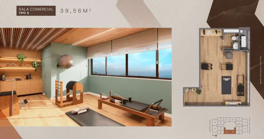 Sala comercial para venda em vila do golf de 39.00m² com 1 garagem