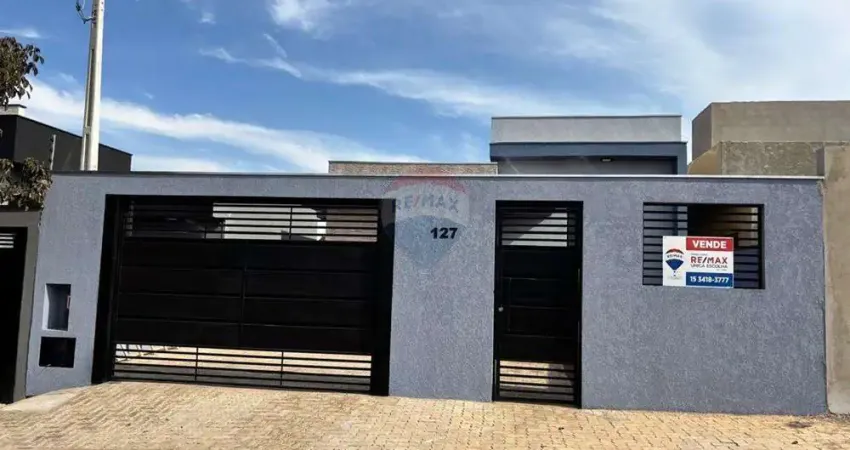 Casa para venda em araçoiaba da serra de 111.00m² com 3 quartos, 1 suite e 2 garagens