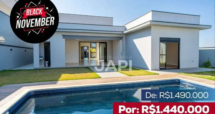 Casa de condomínio para venda em cambarah de 245.00m² com 3 quartos, 3 suites e 4 garagens