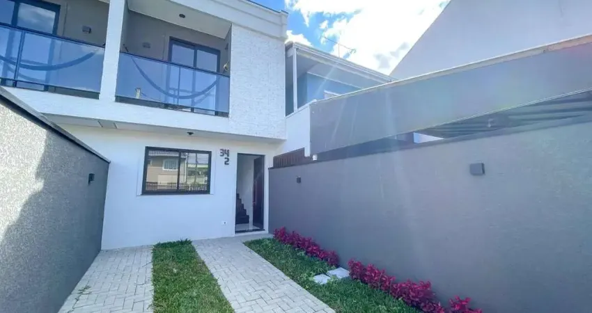 Sobrado para venda em umbará de 160.00m² com 2 quartos, 2 suites e 2 garagens