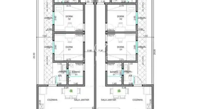 Casa para venda em jardim continental ii de 125.00m² com 3 quartos, 1 suite e 1 garagem