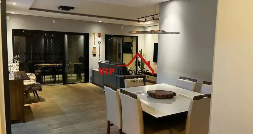 Apartamento para venda em jardim campos elísios de 141.00m² com 3 quartos, 3 suites e 3 garagens