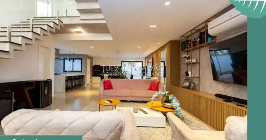 Casa de condomínio para venda em santa felicidade de 172.00m² com 3 quartos, 1 suite e 2 garagens