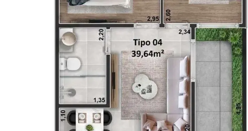 Apartamento para venda em vila esperança de 30.00m² com 1 quarto