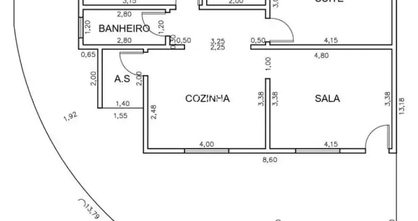 Casa para venda em residencial estoril de 152.00m² com 2 quartos, 1 suite e 1 garagem