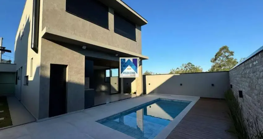 Sobrado para venda em fazenda rodeio de 270.00m² com 4 quartos, 4 suites e 3 garagens