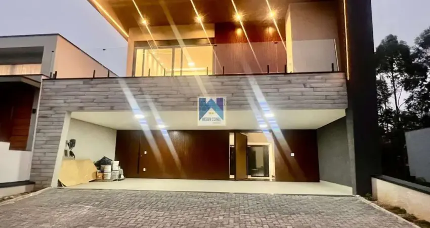 Sobrado para venda em cézar de souza de 274.00m² com 3 quartos, 3 suites e 8 garagens