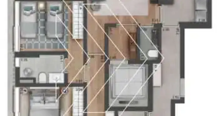 Apartamento para venda em vila nova conceição de 173.00m² com 3 quartos, 3 suites e 2 garagens