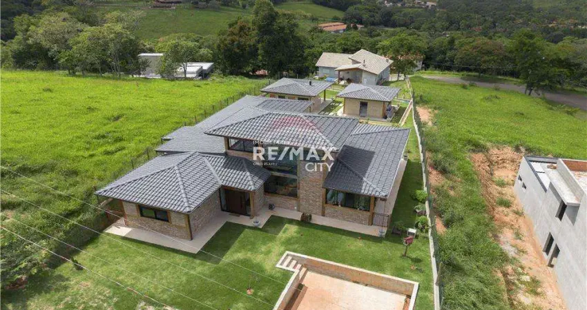 Casa de condomínio para venda em jarinu de 320.00m² com 3 quartos, 3 suites e 4 garagens