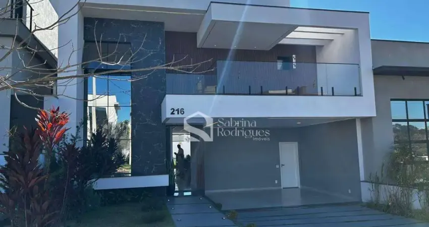 Sobrado para venda em condomínio residencial milano de 246.00m² com 3 quartos, 1 suite e 4 garagens