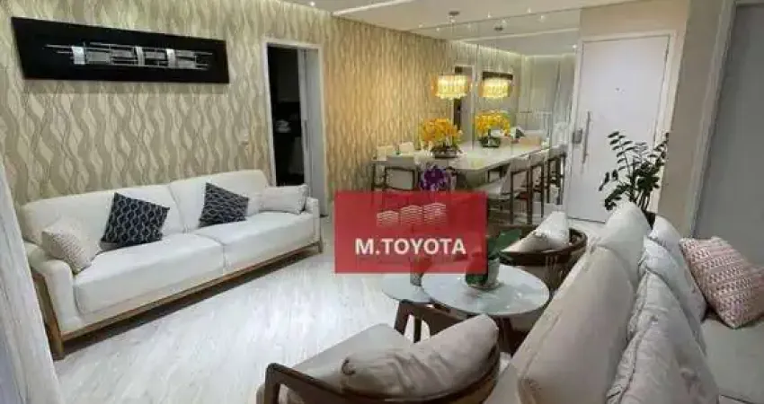 Apartamento para venda e aluguel em jd flor da montanha de 122.00m² com 3 quartos, 3 suites e 2 garagens