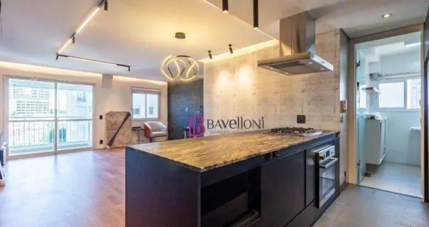 Apartamento para venda em pompeia de 77.00m² com 2 quartos e 2 garagens