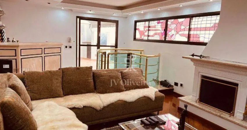 Cobertura para venda e aluguel em brooklin paulista de 260.00m² com 3 quartos, 1 suite e 3 garagens