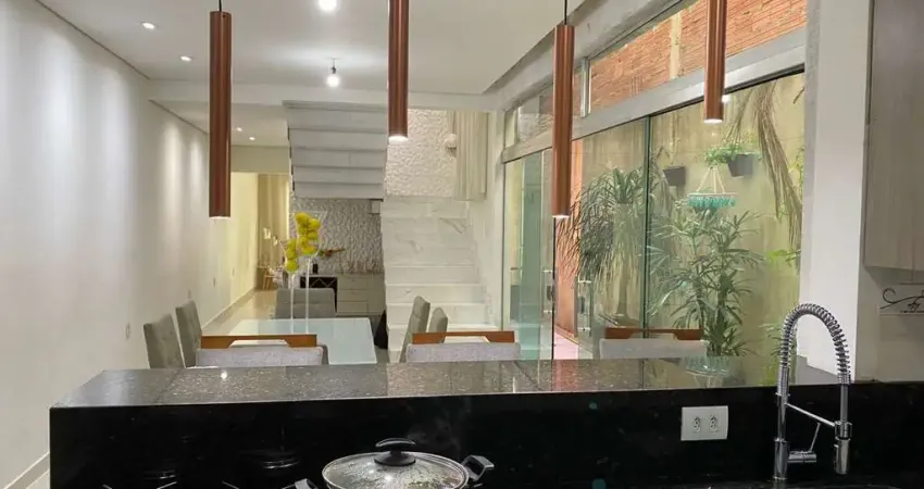 Sobrado para venda em jardim campo belo de 195.00m² com 3 quartos, 1 suite e 2 garagens