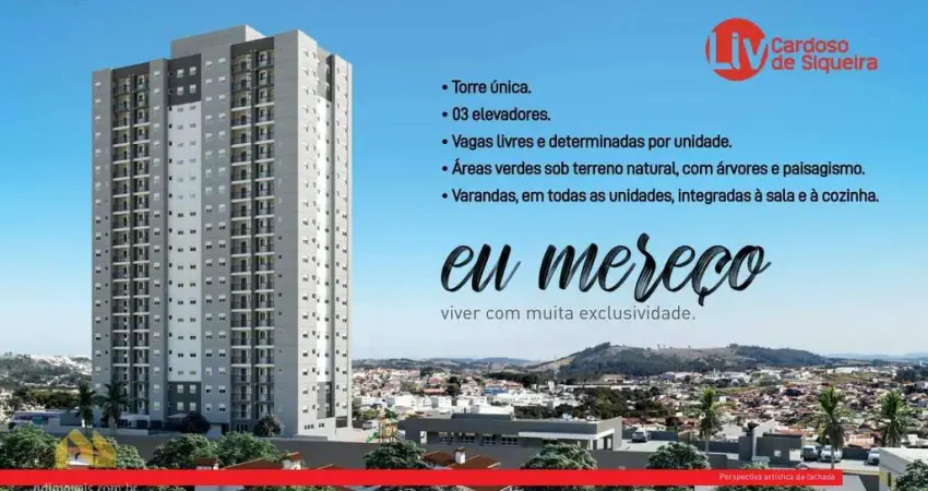 Apartamento para venda em vila oliveira de 57.00m² com 2 quartos, 1 suite e 1 garagem