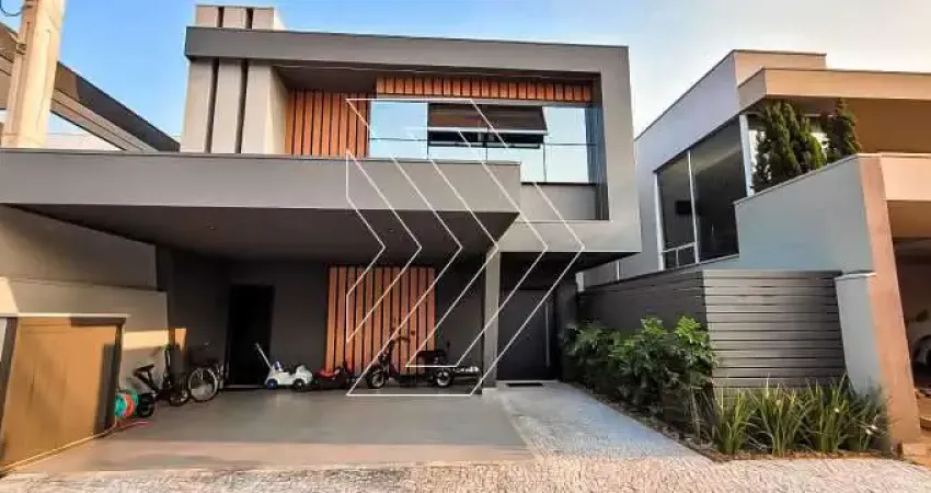 Casa de condomínio para venda em residencial reserva esmeralda de 320.00m² com 3 quartos, 3 suites e 3 garagens