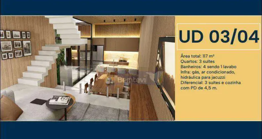 Sobrado para venda em pilarzinho de 117.00m² com 2 quartos, 1 suite e 1 garagem