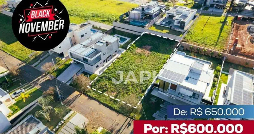 Terreno en condomínio para venda em residencial dos lagos de 850.00m²
