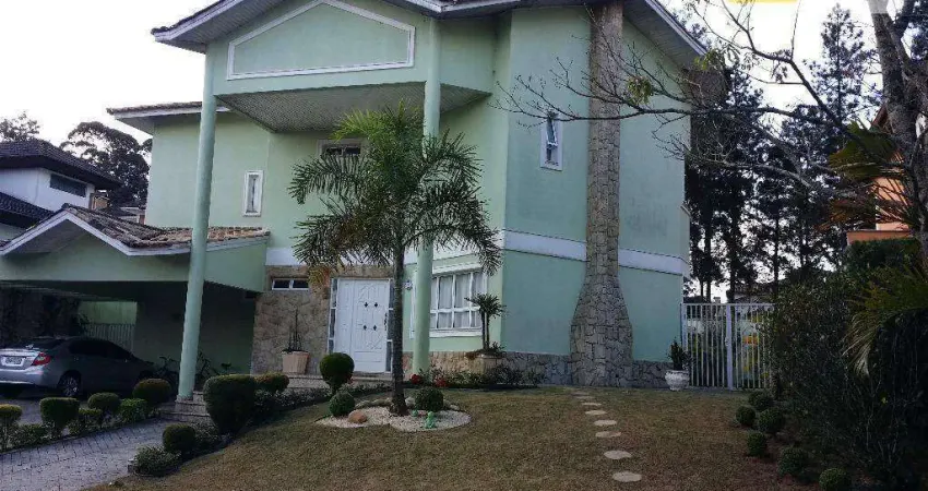 Casa de condomínio para venda e aluguel em aldeia da serra de 450.00m² com 4 quartos, 2 suites e 7 garagens