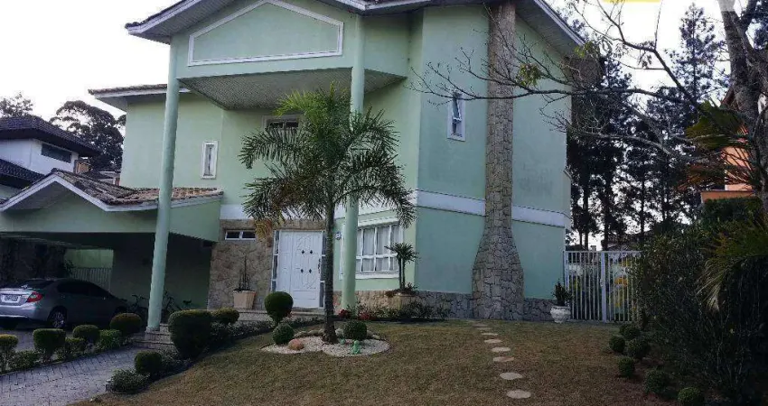 Casa de condomínio para venda e aluguel em aldeia da serra de 450.00m² com 4 quartos, 2 suites e 7 garagens