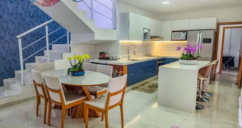Casa de condomínio para venda em loteamento vale azul i de 282.00m² com 4 quartos, 2 suites e 2 garagens