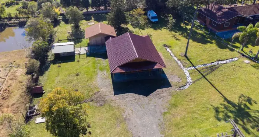 Chácara para venda em campina de 2656.00m² com 2 quartos, 1 suite e 6 garagens