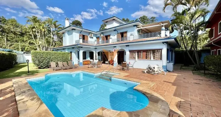 Casa para venda em chácara vale do rio cotia de 528.95m² com 6 quartos, 5 suites e 6 garagens
