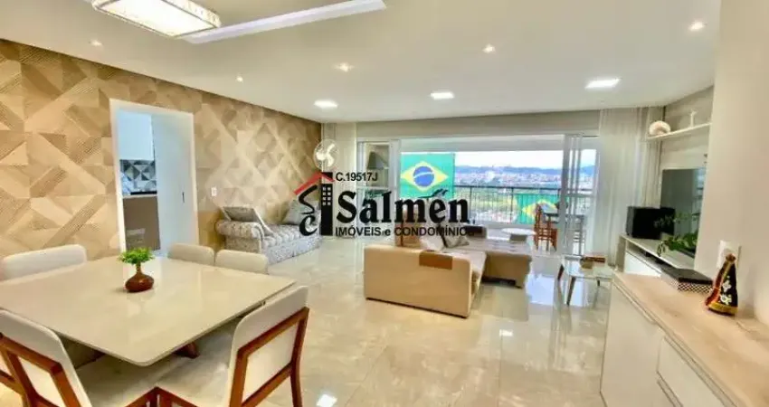 Apartamento para venda em jardim flor da montanha de 154.00m² com 3 quartos, 3 suites e 3 garagens