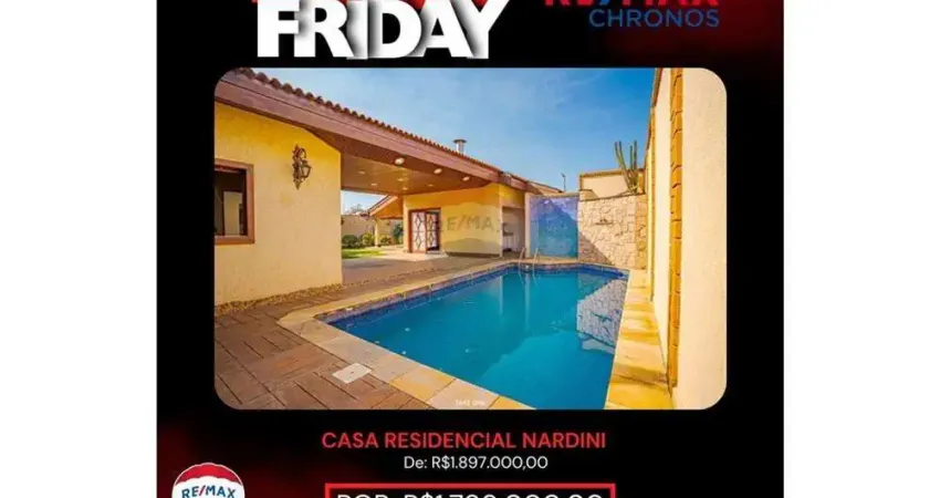 Casa para venda em parque residencial nardini de 330.88m² com 3 quartos, 1 suite e 4 garagens