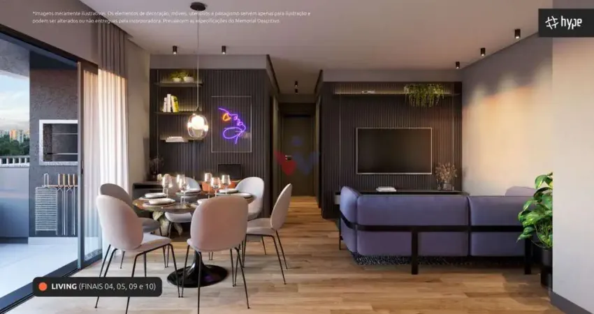 Apartamento para venda em novo mundo de 66.00m² com 2 quartos, 1 suite e 1 garagem