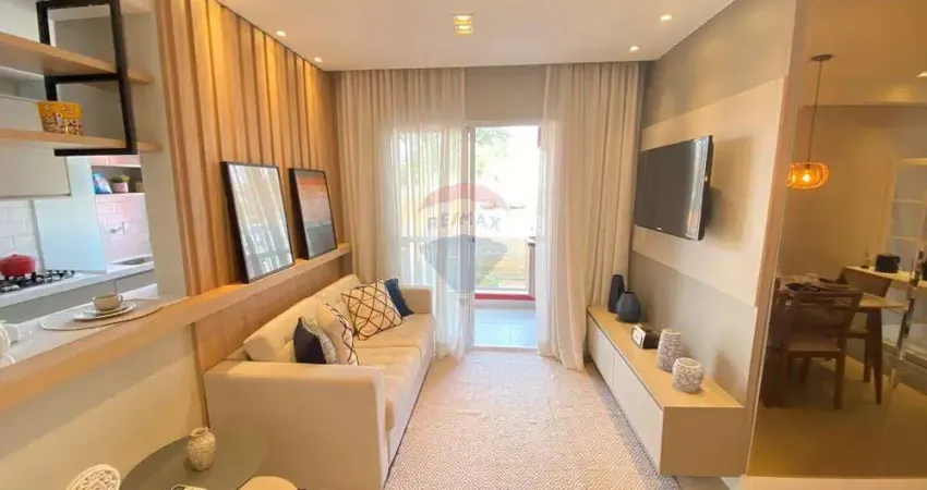 Apartamento para venda em loteamento colina santa bárbara de 55.00m² com 2 quartos, 1 suite e 2 garagens