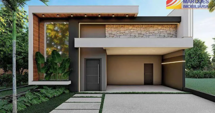 Casa de condomínio para venda em condomínio evidências de 211.00m² com 3 quartos, 3 suites e 4 garagens