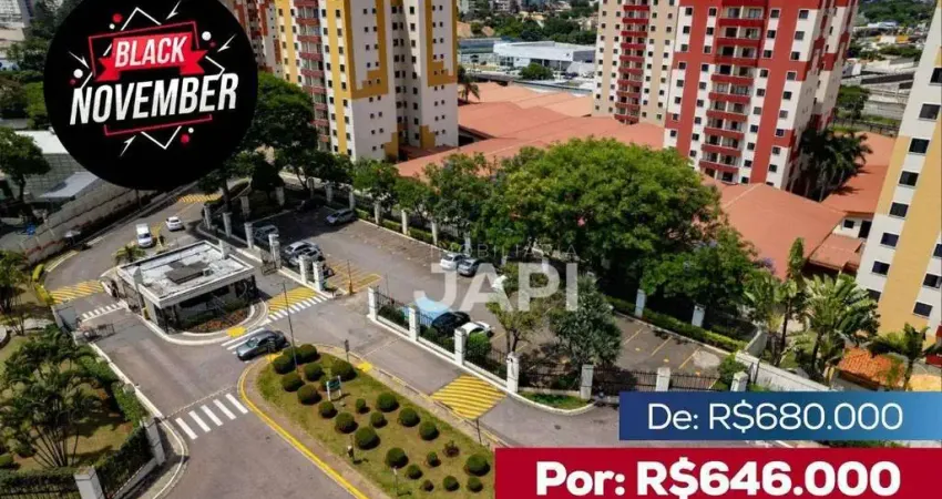 Apartamento para venda em vila das hortências de 96.00m² com 3 quartos, 1 suite e 2 garagens