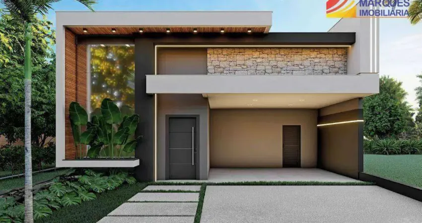 Casa de condomínio para venda em condomínio evidências de 205.00m² com 3 quartos, 3 suites e 4 garagens