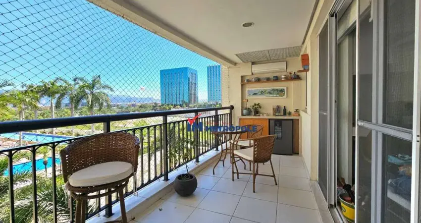 Apartamento para venda em barra da tijuca de 75.00m² com 2 quartos, 1 suite e 1 garagem