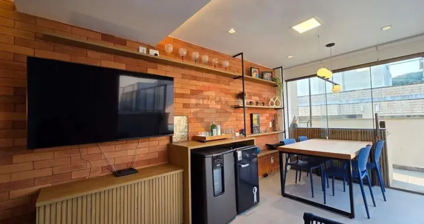 Cobertura para venda em freguesia (jacarepaguá) de 155.00m² com 3 quartos, 1 suite e 2 garagens