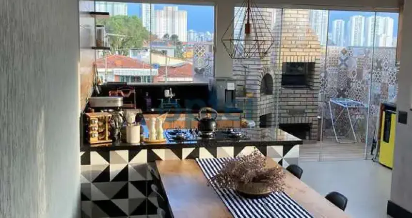 Cobertura para venda em vila scarpelli de 80.00m² com 2 quartos e 2 garagens