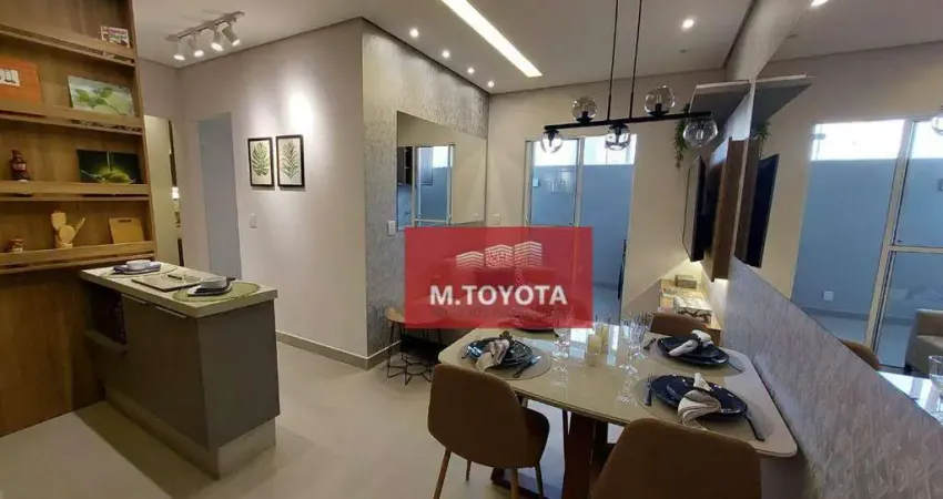 Apartamento para venda em vila augusta de 47.00m² com 2 quartos, 1 suite e 1 garagem