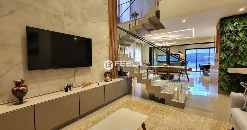 Casa de condomínio para venda em jardim primavera de 283.69m² com 3 quartos, 3 suites e 5 garagens