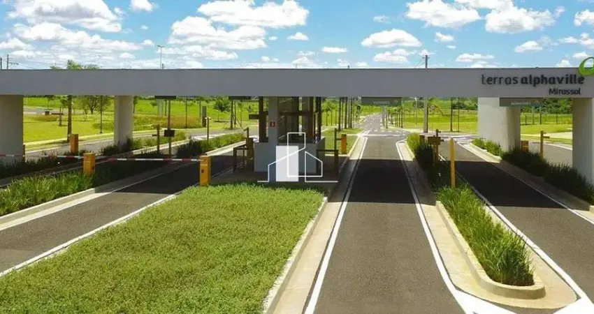 Terreno en condomínio para venda em terras alphaville mirassol de 304.00m²