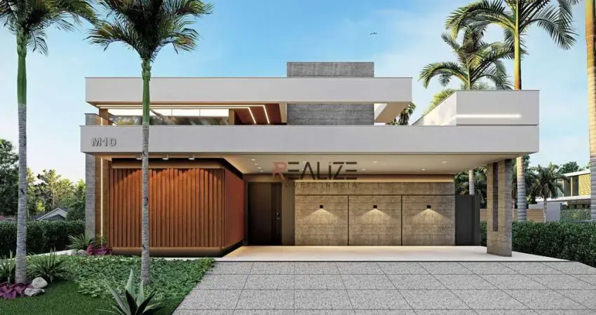 Casa de condomínio para venda em condomínio santa clara de 257.00m² com 3 quartos, 3 suites e 6 garagens