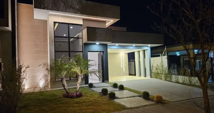 Casa de condomínio para venda em condomínio jardins di roma de 180.00m² com 3 quartos, 3 suites e 4 garagens