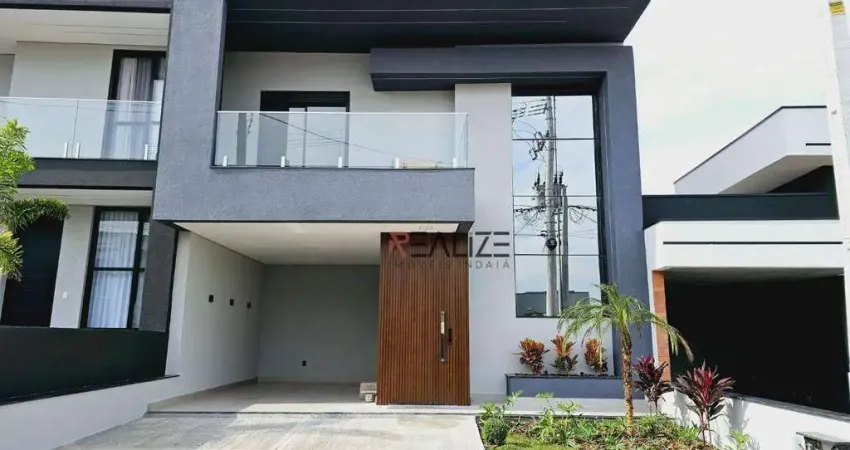 Sobrado para venda em condomínio park gran reserve de 208.00m² com 3 quartos, 3 suites e 3 garagens