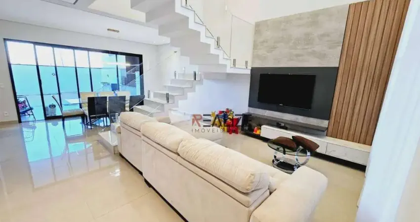 Sobrado para venda em condomínio dona maria josé de 240.00m² com 3 quartos, 3 suites e 4 garagens