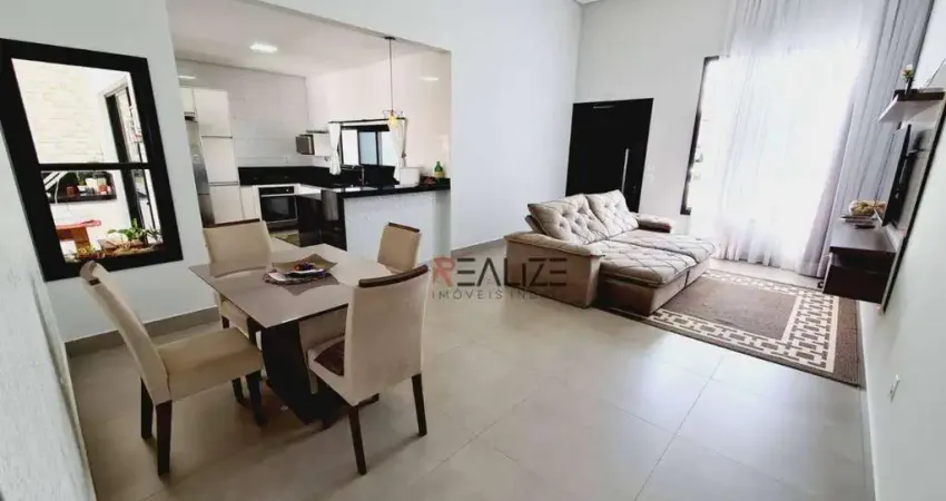 Casa de condomínio para venda em condomínio jardim mantova de 145.00m² com 3 quartos, 3 suites e 3 garagens
