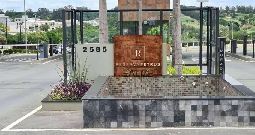 Terreno en condomínio para venda em condomínio reserva petrus residencial de 1026.00m²